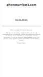 Mobile Screenshot of phonenumber1.com